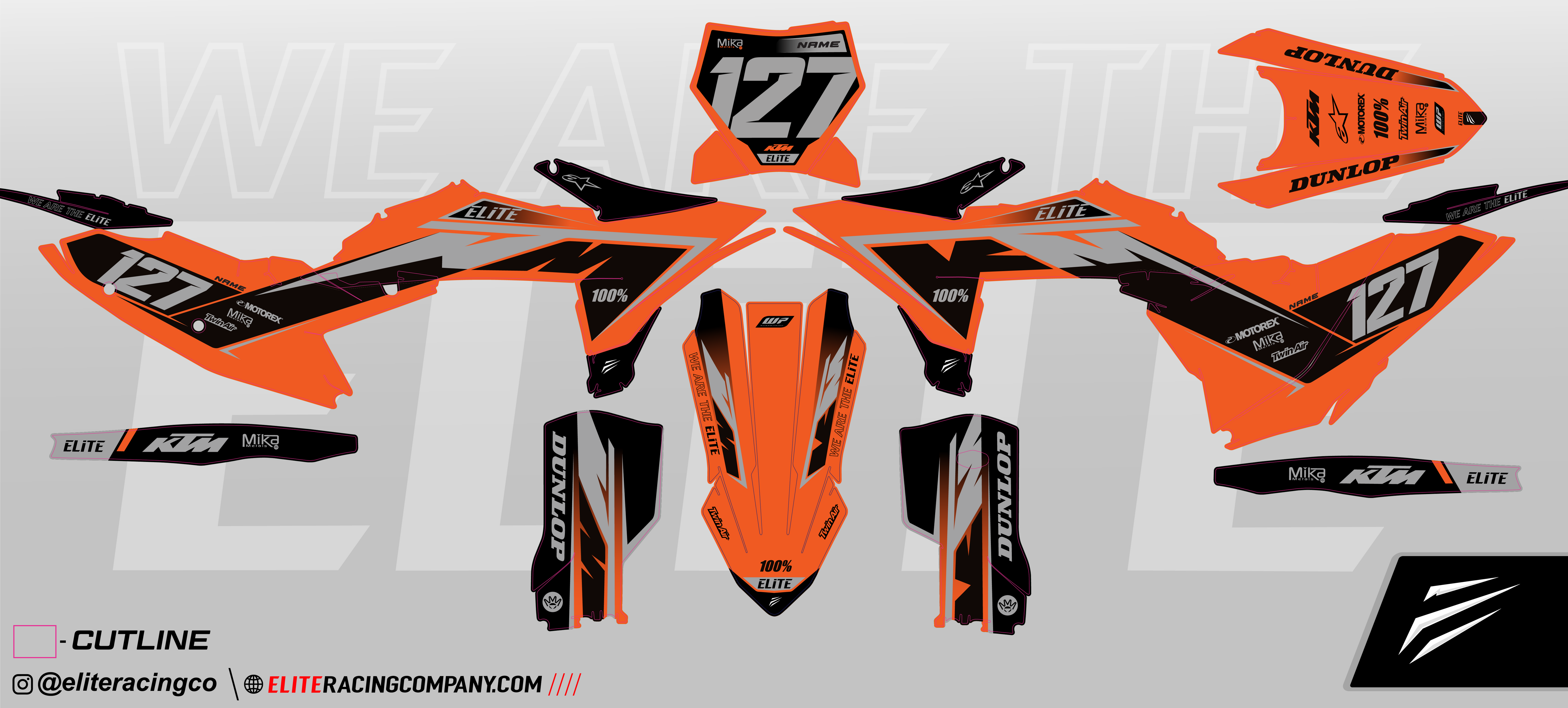 "SPEAR" KTM graphics