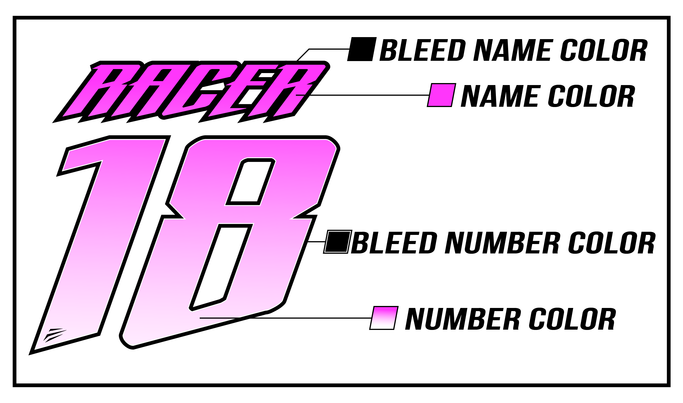 Flo Jersey ID Printed Heat transfer