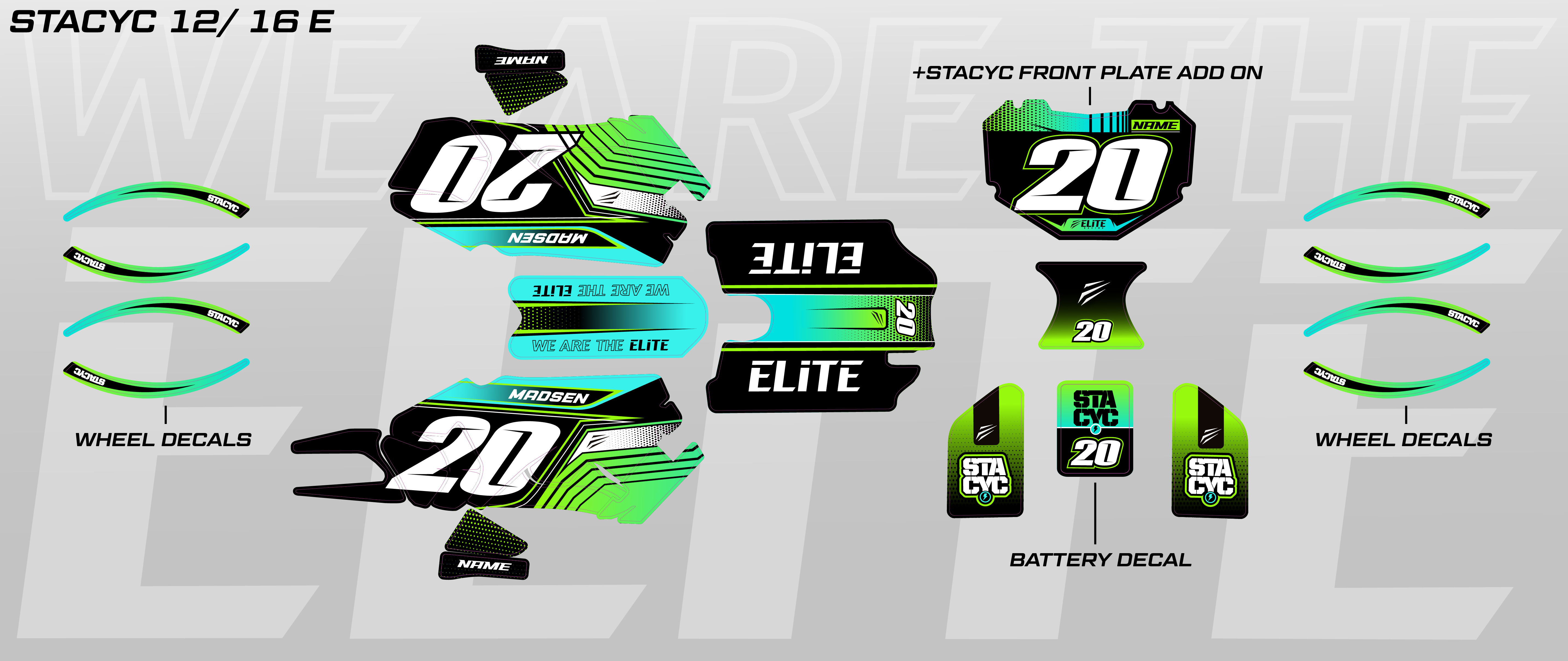 FLO Stacyc Full Graphics kit