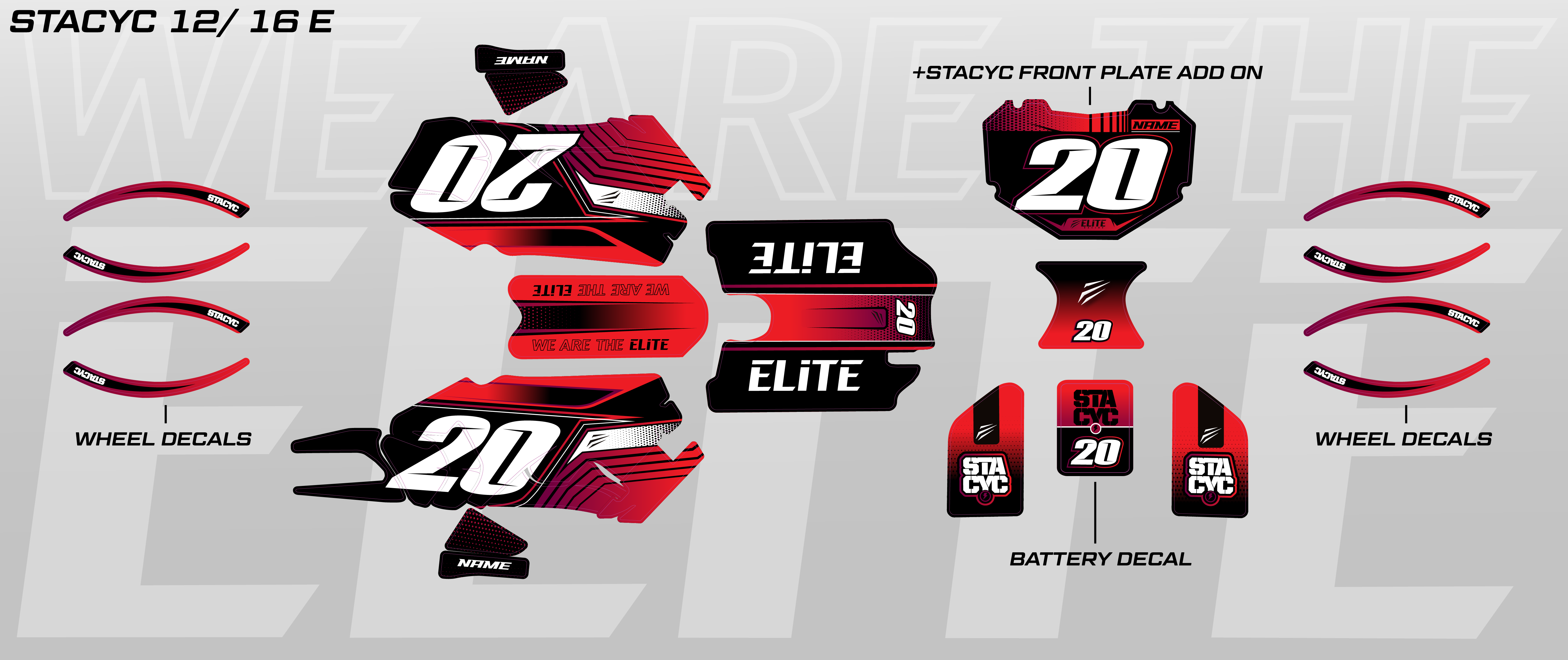 FLO Stacyc Full Graphics kit