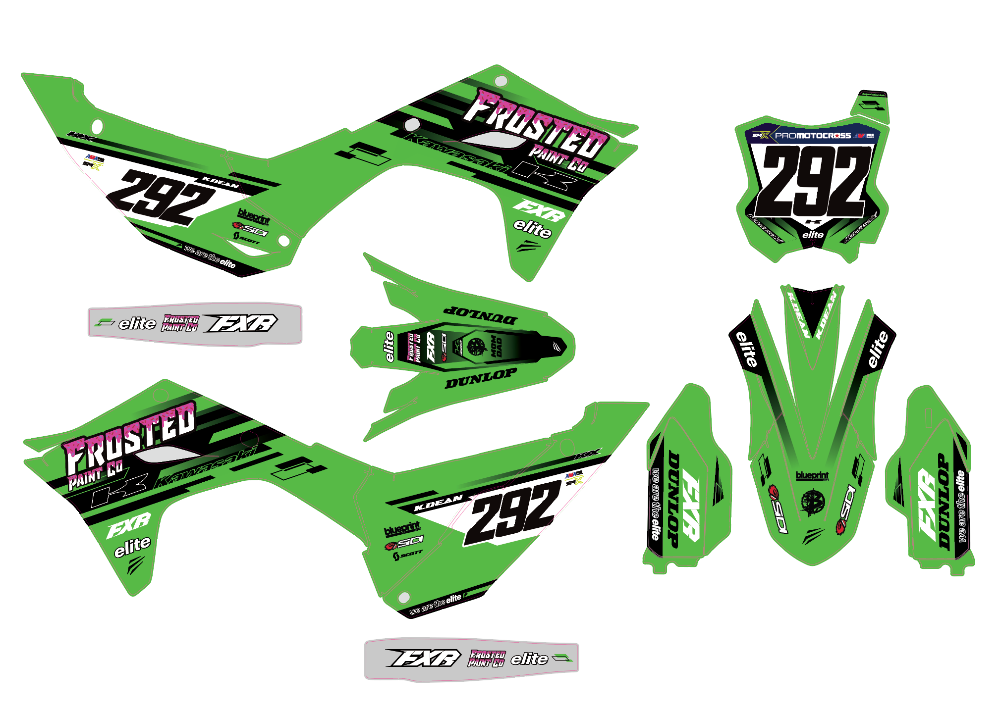 DASH KAWASAKI GRAPHICS
