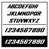 Nascar Jersey ID Printed Heat transfer