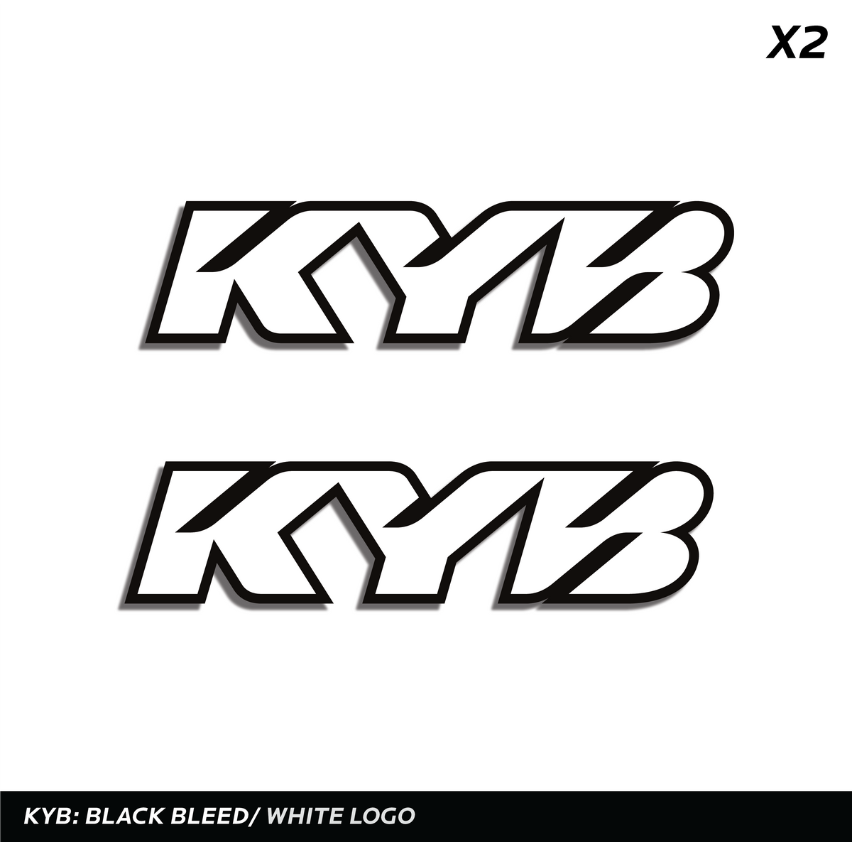 KYB FORK STICKERS – Elite Racing co