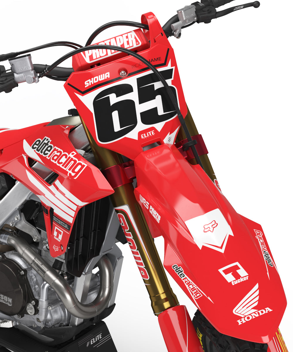 "Wing Man" Red Honda Graphics