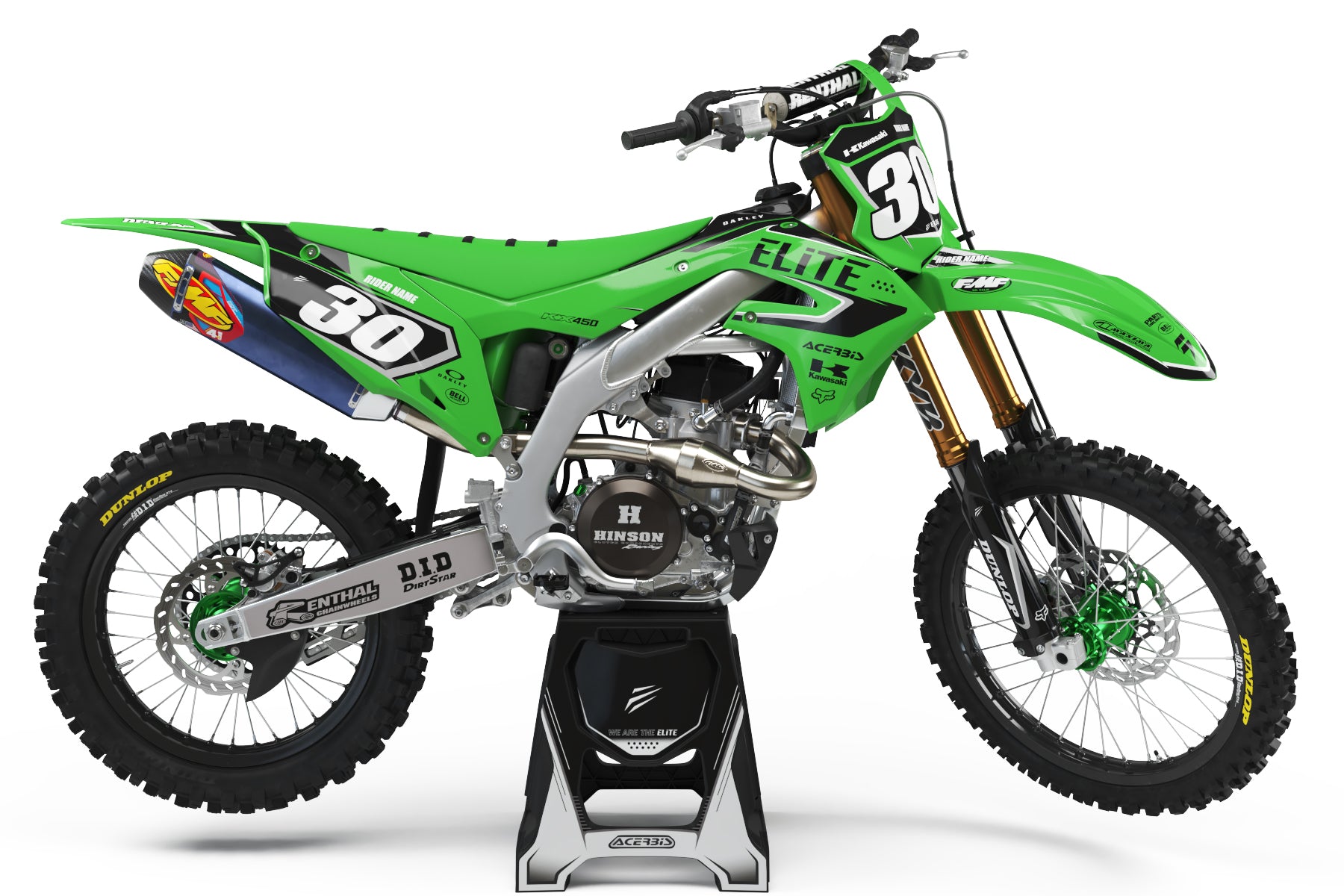 "JO30" Kawasaki graphics