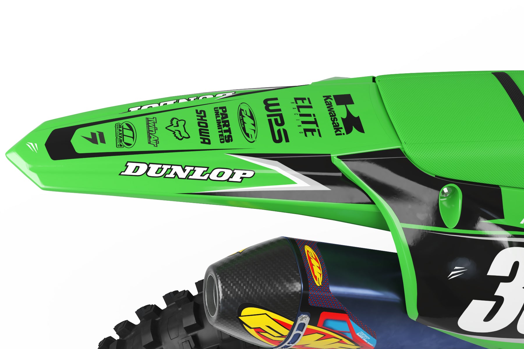 "JO30" Kawasaki graphics